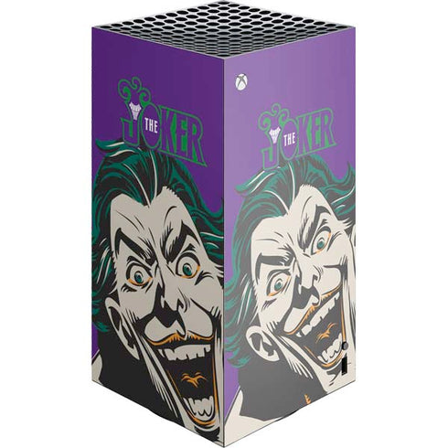 DC Comics The Joker The Classic Art XBox Series X Digital Edition Console Skin